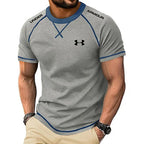 Men's Ice Silk Stretch Performance T-Shirt - Gray