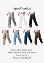 💕LAST DAY SALE 50% OFF!!!💕Breathable Straight-Leg Trousers for Men