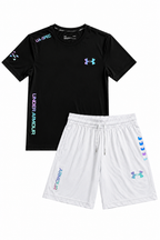 Men’s Activewear Set – Breathable Training T-Shirt & Shorts (2-Piece)