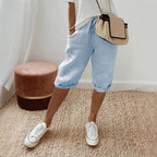 Women's Casual Cotton Linen Capris