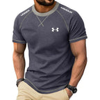 Men's Ice Silk Stretch Performance T-Shirt - Purple