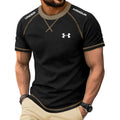 Men's Ice Silk Stretch Performance T-Shirt - Black