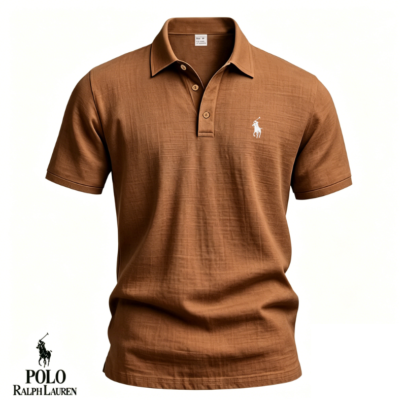 Refined Polo. Effortless by Design. - Retro Brown
