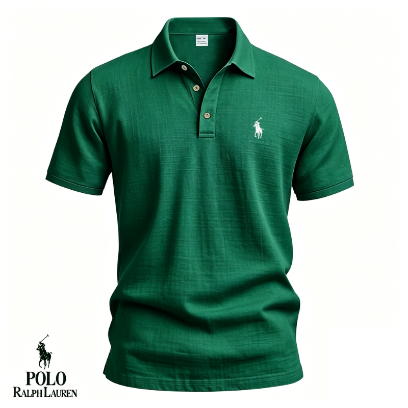 Refined Polo. Effortless by Design. - Emerald Green