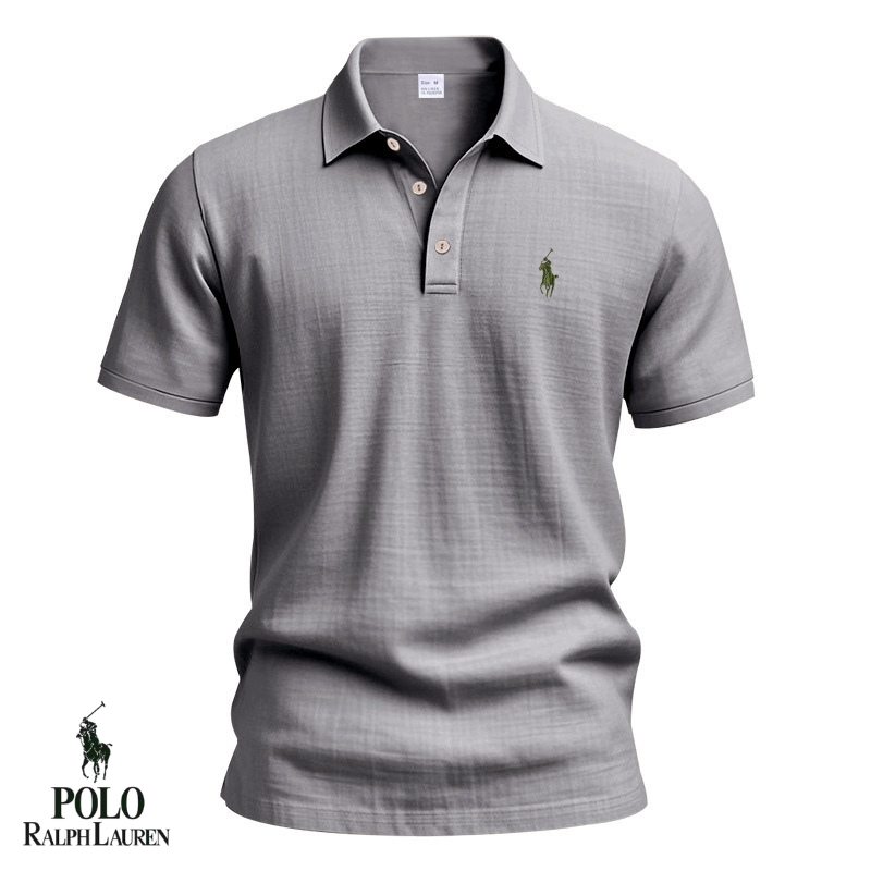 Refined Polo. Effortless by Design. - Light gray