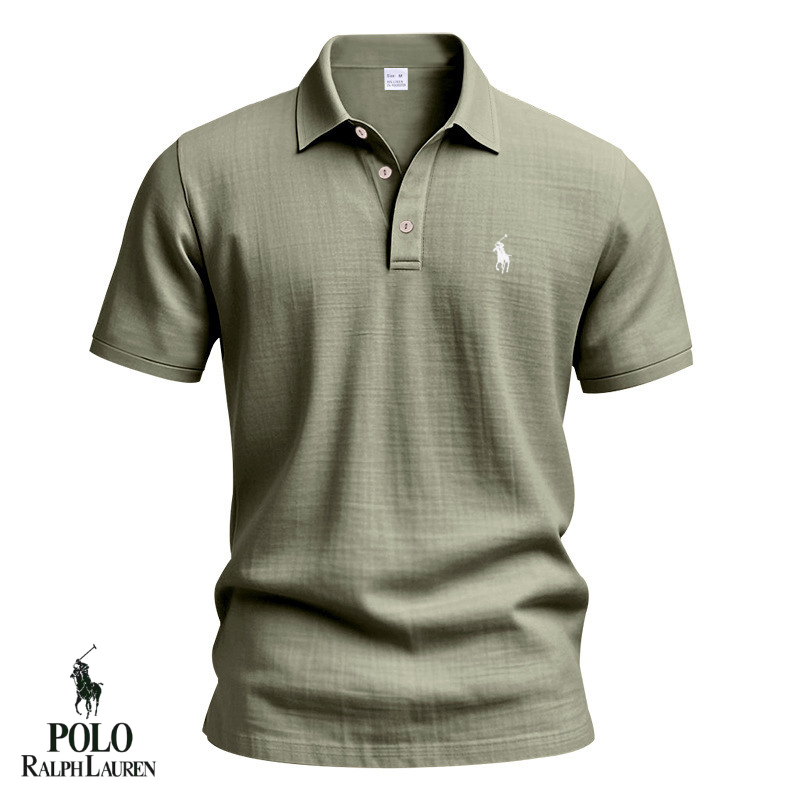 Refined Polo. Effortless by Design. - Army green