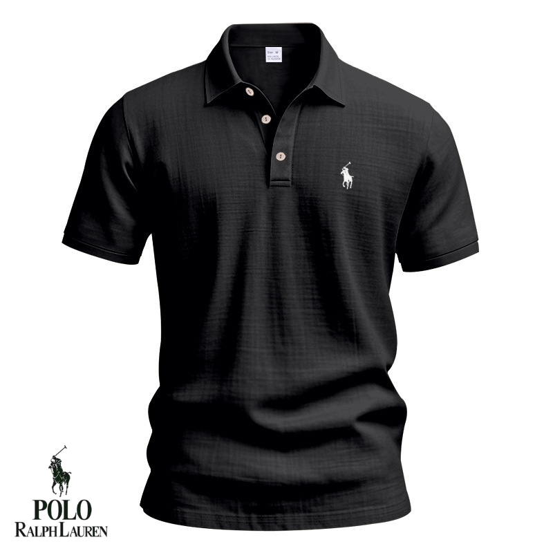 Refined Polo. Effortless by Design. - Black