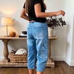 Women's Stretchy Cropped Wide-Leg Jeans - image 3